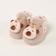 Baby Ankle Sock Fleece-lined Winter Buckle Cute Baby Soft Bottom Foot Sock Newborn Heattech Foot Soc