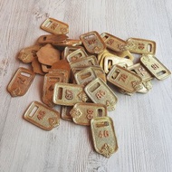 莫斯科克里姆林宮衣櫃號碼牌標誌－蘇聯更衣室黃銅號碼