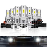Fanless H1 H3 H4 H11 H7 LED Bulb 1:1 Mini Size Head Lamp Wireless 1800LM CSP LED Chips H7 Car LED He