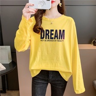 [AMYGO] Baju T Shirt Perempuan Lengan Panjang Women Long Sleeve Wanita Murah Baju T Shirt Perempuan Lengan Panjang T-shi