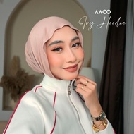 HOODIE AACO IVY COTTON JERSEY IRONLESS