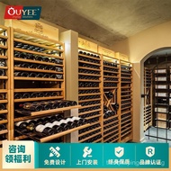 Wine Cellar Wine Cellar Solid Wood Wine Cabinet Red Wine Display Rack Retro Restaurant Drawer Wine R