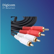 CABLE AUDIO JACK RCA 2 TO 2 1.5M