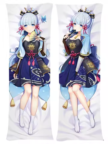 Game Genshin Impact Kamisato Ayaka Hugging Body Pillow Case Otaku Sleeping Pillowcase Anime Dakimaku