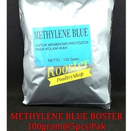 BOSTER Methylene Blue Boster 100 Gram Boster ikan Mithelen Blue 100 Gram