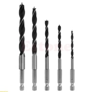 weroyal 4 5 6 8 10mm 5pcs Quick Change Metal Tools 1 4 Hex Shank  HCS Drill Bit Set
