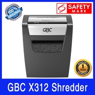 GBC X312 Paper Shredder. Maximum 12-13 Sheets of Paper per Pass. 23 Litre Bin Holds up to 200 Sheets