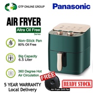 PANASONIC Air Fryer 6.5L Large capacity Double knob Multifunctional Oil Free Frying Pan High-Capacity Air Fryer 501J