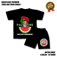 SAVE PALESTINE WATERMELON CHILDREN'S SUIT SAVE PALESTINE FREE PREMIUM MATERIAL / BOYS' SUIT AGED 0-1