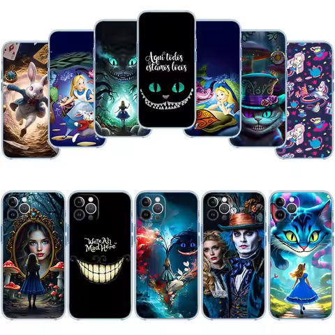 ED2 Alice in Wonderland Cat Princess Phone Case for LG K22 K30 K40 K40S K41 K42 K50 K50S K51 K51S K5