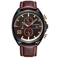 CURREN CURREN 8324 Men's Sports Watch Fashion Casual Men's Multifunctional Waterproof Six-Hand Quart