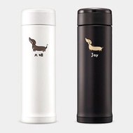 【客製化禮物】臘腸狗 文字 象印不鏽鋼保溫瓶 咖啡杯 PU042
