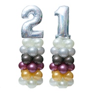 [SG SELLER] Classic Number Balloon Columns (1.7m) Party Wholesale Party Supplies