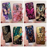 For Motorola Moto G9 4G Case Moto G9 Play Stylish Butterfly Painted Cover Silicone Case For Motorola