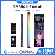 NEEWER TL60 RGB Tube Light หลอดไฟ LED RGBWW แบบฟูลคัลเลอร์ 20 วัตต์ ไฟ LED สำหรับวิดีโอ ควบคุมด้วยแอ