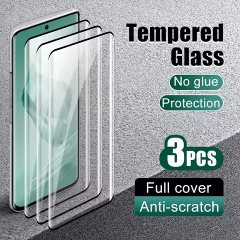 3Pcs Curved Screen Protector Glass for Oneplus 13 12 11 10 13R Tempered Glass for Oneplus 9 Pro 8 8T