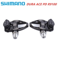 Shimano ที่เหยียบ R9100 DURA-ACE จักรยานเสือหมอบที่เหยียบจักรยานสำหรับเด็ก SPD SL