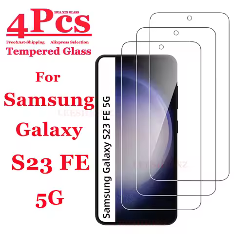99D tempered glass screen protector for Samsung Galaxy S23FE 5G, 1 to 4PCs