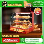 Terbaru Showcase Warmer Etalase Pemajang Pemanas Makanan Fried Chicken