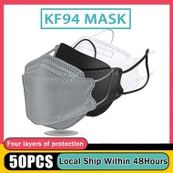 🔥 🇰🇷 Ready Stock🔥KF94 Face Mask 50PCS 10pcs Bundle Pack 3D Fish Mouth Disposable Earloop 4ply Korea口