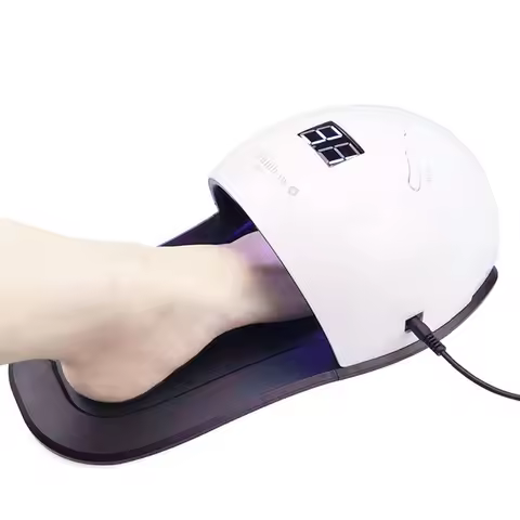 Professional 48W Nail Lamp for Foot Gel Polish Dryer Pedicure Manicure Machine Dual Source Nail UV L