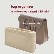 【soft and light】bag organizer insert  fit for Hermes halzan 31 25 mini   bag in bag organiser compartment storage inner lining bag