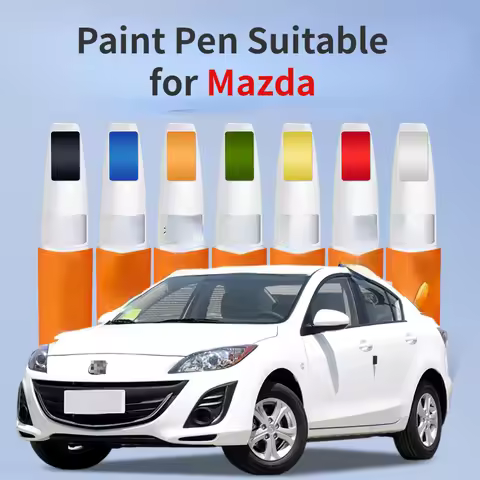 Paint Pen Suitable for Mazda 3 6 Paint Fixer Cx345 Scratch Repair Onksela Atz Pearl White Soul Movin