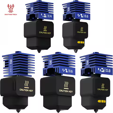 BIGTREETECH Panda Juicer Hotend Standard Flow 0.4/0.6/0.8mm Hardened Steel Nozzle Upgrade For BambuL