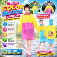 Chracter rain coat for boys and girls Raincoat For Kids Kapote Rain Coat Makapal Kids Kids Kapote