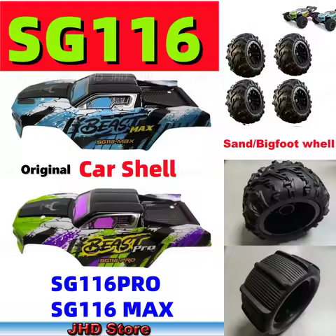 JHD SG116 MAX Batteries Car Shell RC Car Body Shell Accessories ZLL Original SG116PRO Car Shell Whee