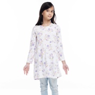 AQEELA Muslimah Kids Zig Zag T-Shirt -Lilac (ak320a)