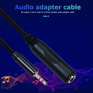 3.5mm to 6.35mm Cable 1/8 inch Male to 1/4 inch Female Stereo Audio Adapter Cord