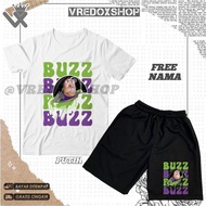 Buzz Lightyear Toy Story/ Shorts Set Buzz Lightyear Toy Story T-shirt Kids Distro Fashion Clothing f