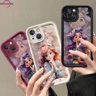 For Realme V50 V50A GT Master Edition GT Neo Flash GT NEO2T Narzo 50 30 50A 50i Prime Casing Cartoon Romantic Princess Pattern Eyes Angel Eyes Phone Case Soft Protective Cover