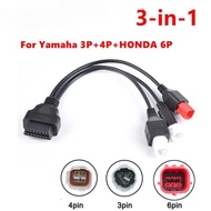 Code I82L OBD2 Motorcycle Diagnostic Cable For YAMAHA Honda 3Pin 4Pin Motorcycle 3 And 4 Pin OBD2 Di