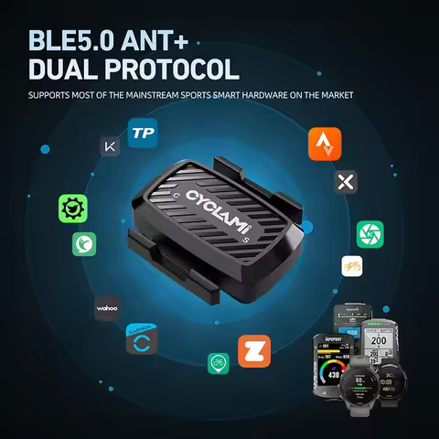CYCLAMI Cadence Sensor Speed C1 ANT+ IPX6 Speedometer GPS Bike Computer Mount For GARMIN iGPSPORT BS