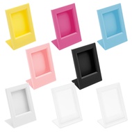 8Pcs Tabletop Mini Photo Frame Colorful 2 by 3 Inch Small Picture Display Frame for Desktop SHOPSKC8