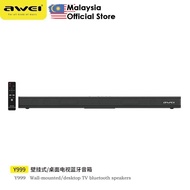 Awei Y999 Wireless Bluetooth Sound Bar Stereo Speaker TV Home Theater Bass Home Speaker Awei Y990