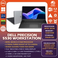 DELL PRECISION WORKSTATION 5000 SERIES - 15 INCH FHD/QHD DISPLAY - INTEL CORE i7 - 7TH/8TH/10TH GEN