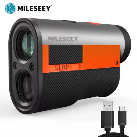 MILESEEY Golf Rangefinder GPF12,Laser Rangefinders With Flag Lock,Vibration, Slope Switch,600M Range
