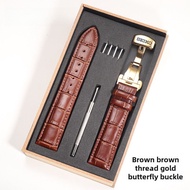 Seiko Watch Band Genuine Leather Strap Seiko No. 5 Seiko Accessories Original Men and Women 20 21mm 