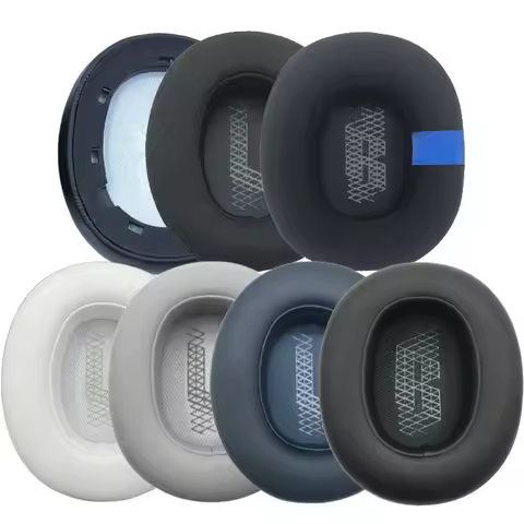 Ear Cushion Memory Foam Ear Pads Replacement Compatible with JBL E65 E65BTNC / Duet NC / Live 650BTN