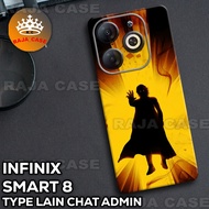 HP [RC45] Softase INFINIX SMART 8 [MEN'S Motif] Case INFINIX SMART 8hp - SILICONE - CASING - CASE