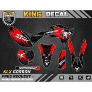 Decal KLX GORDON KLX BF KLX OLD KLX S DECAL KX CUSTOME DECAL 24