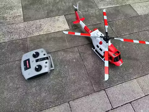 2025 Goosky Remote-Controlled Helicopter E2 Gps Intelligent Drone Like Real Machine Uh-1y Model Dron
