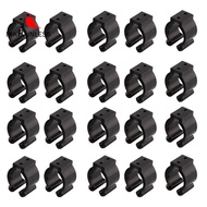 20 Pcs Fishing Pole Rod Holder Clips Black 16Mm Inside Dia Fishing Rod Storage Clips