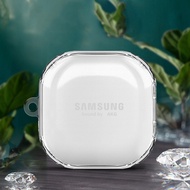 สําหรับ Samsung Buds Live / Buds 2 / Buds Pro เคสป้องกันหูฟัง พร้อมเคส TPU ใส แบบเต็ม