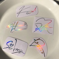 EXO Signature Hologram Sticker