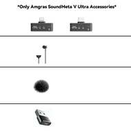 Amgras SoundMeta V Ultra Accessories [Receiver, In-Ear Monitor, Windshield]