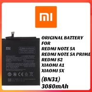 แบตเตอรี่ แท้  REDMI Note 5A / Note 5A Prime / Redmi S2 / XiaoMi A1 / XiaoMi 5X (BN31) 3080mAh รับปร
